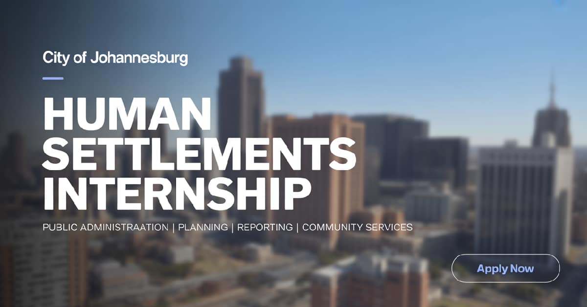 City of Johannesburg Internship
